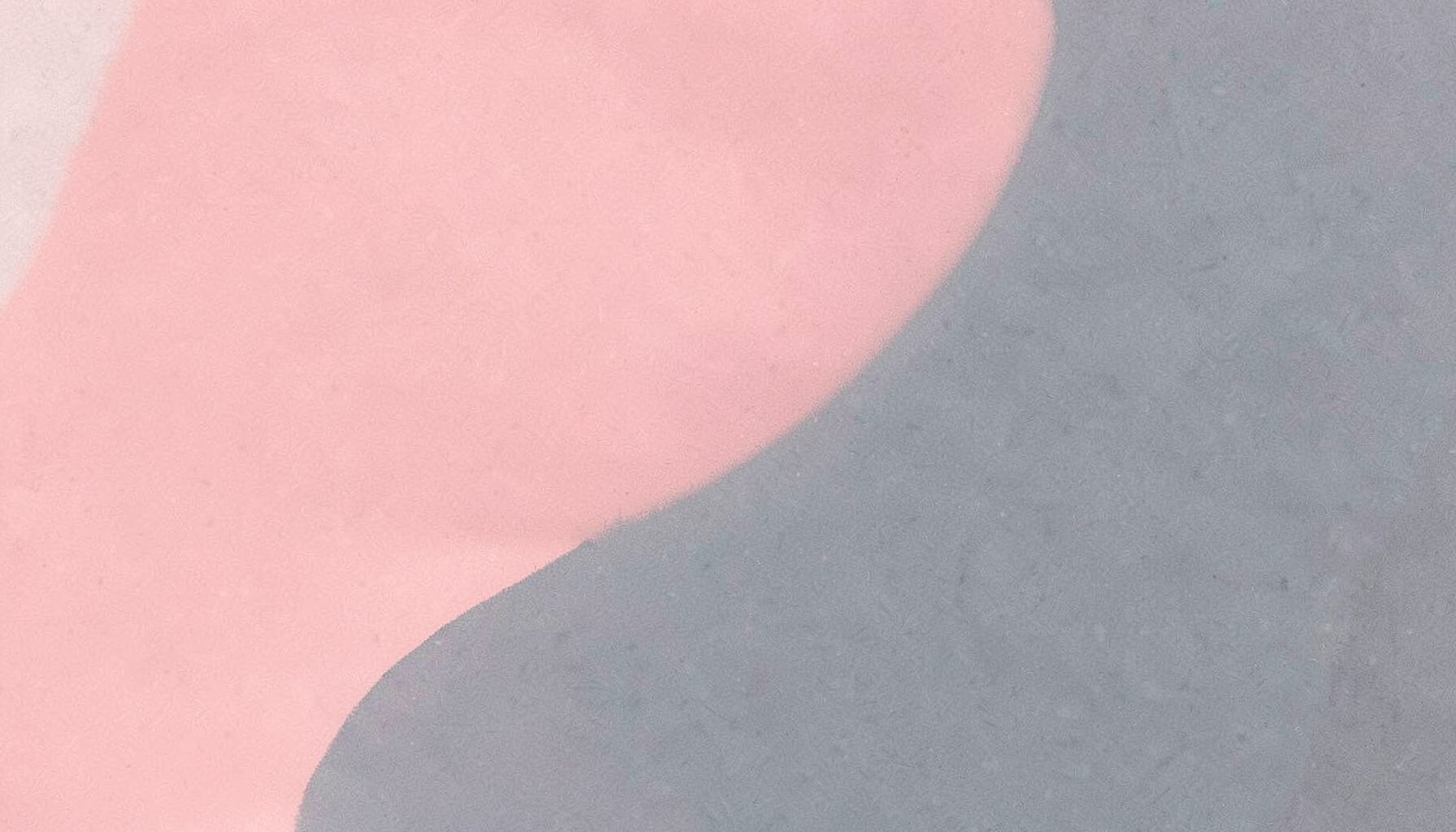 Soft rose and slate abstract composition with gentle texture